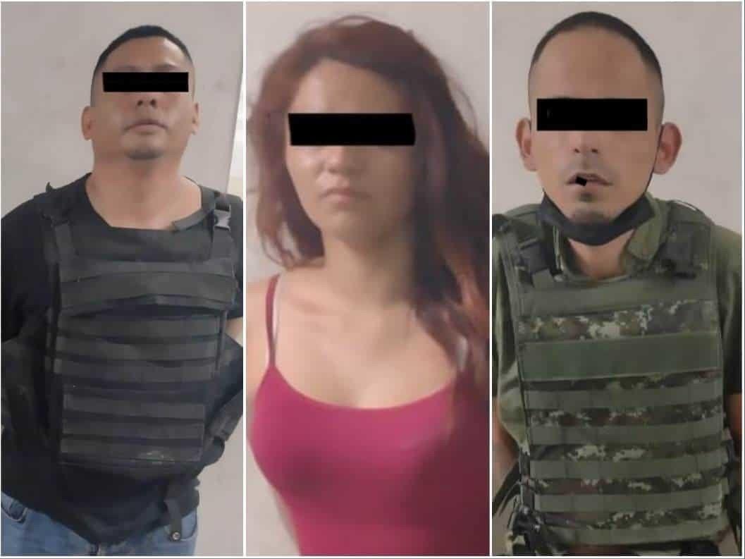 Detienen a grupo armado en García; aseguran fusiles de asalto