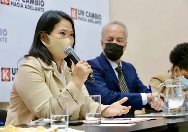 Keiko Fujimori apoya intento de destitución del presidente peruano Castillo