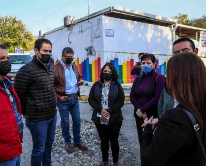 Apoya municipio de Santiago a Jardín de Niños afectado por vandalismo