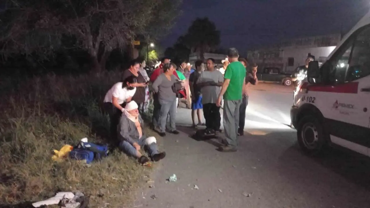 Choque deja al menos cinco heridos en Cadereyta