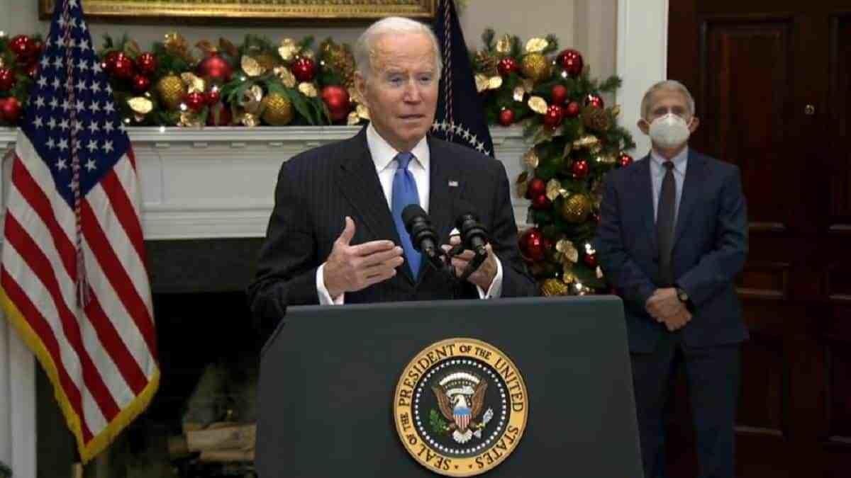 Ómicron es motivo de preocupación, no de pánico: Joe Biden