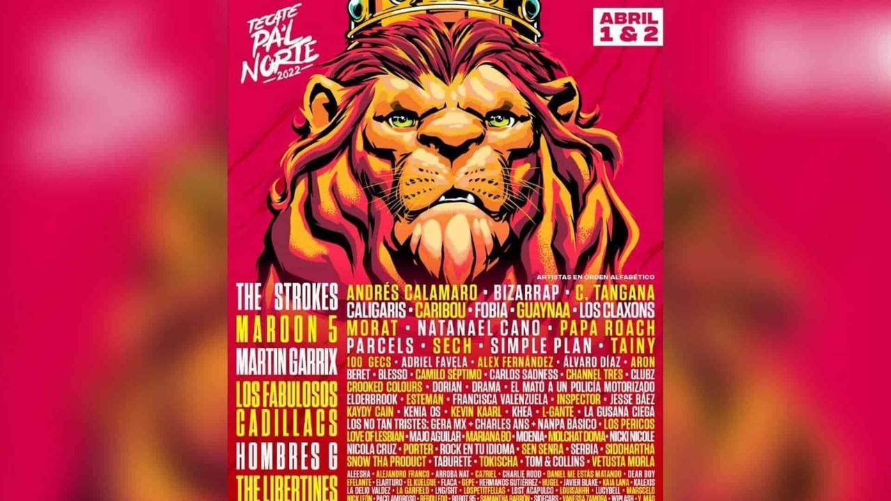 Revela Tecate Pa’l Norte su elenco para el 2022