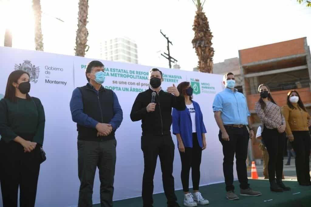 Inician programa de arborización y reforestación en Monterrey