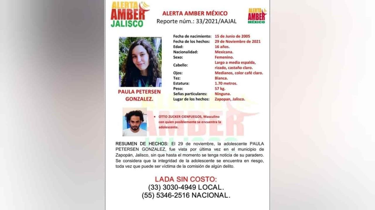 Emiten Alerta Amber para localizar a menor en Zapopan, Jalisco