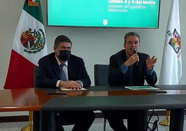 Iniciará en junio la construcción de las líneas 4 y 5 del Metro