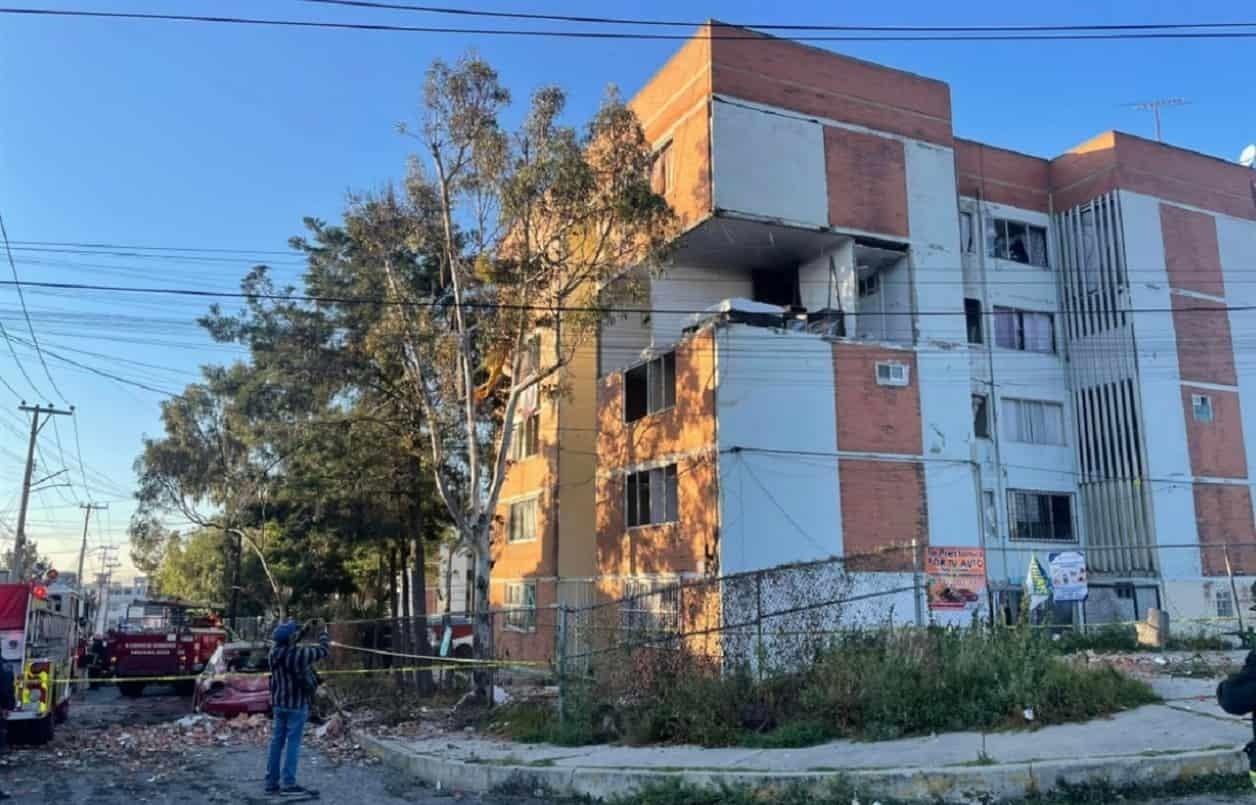 Se registra explosión por acumulación de gas en departamentos de Hidalgo