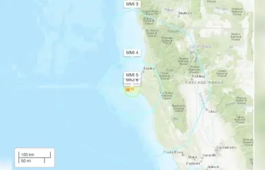 Sismo de magnitud 6.2 sacude costas de California