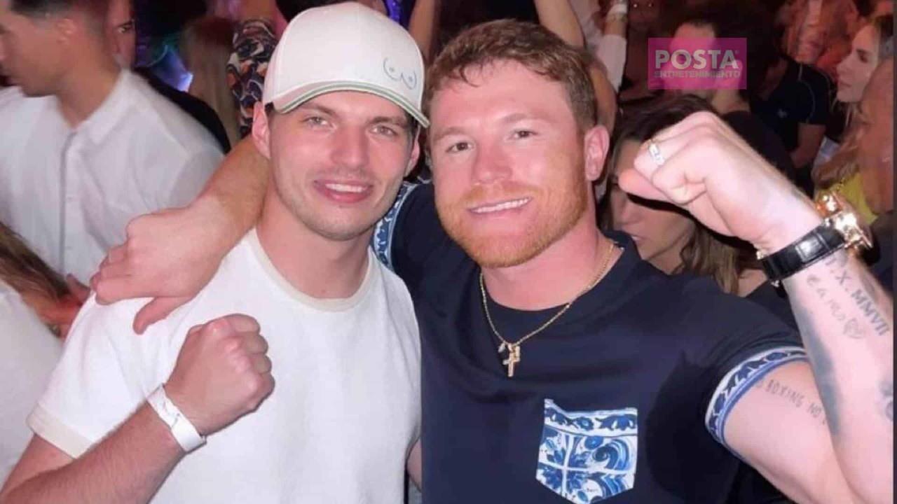 ¡Fiesta de Campeones!, celebran Canelo Álvarez y Max Verstappen