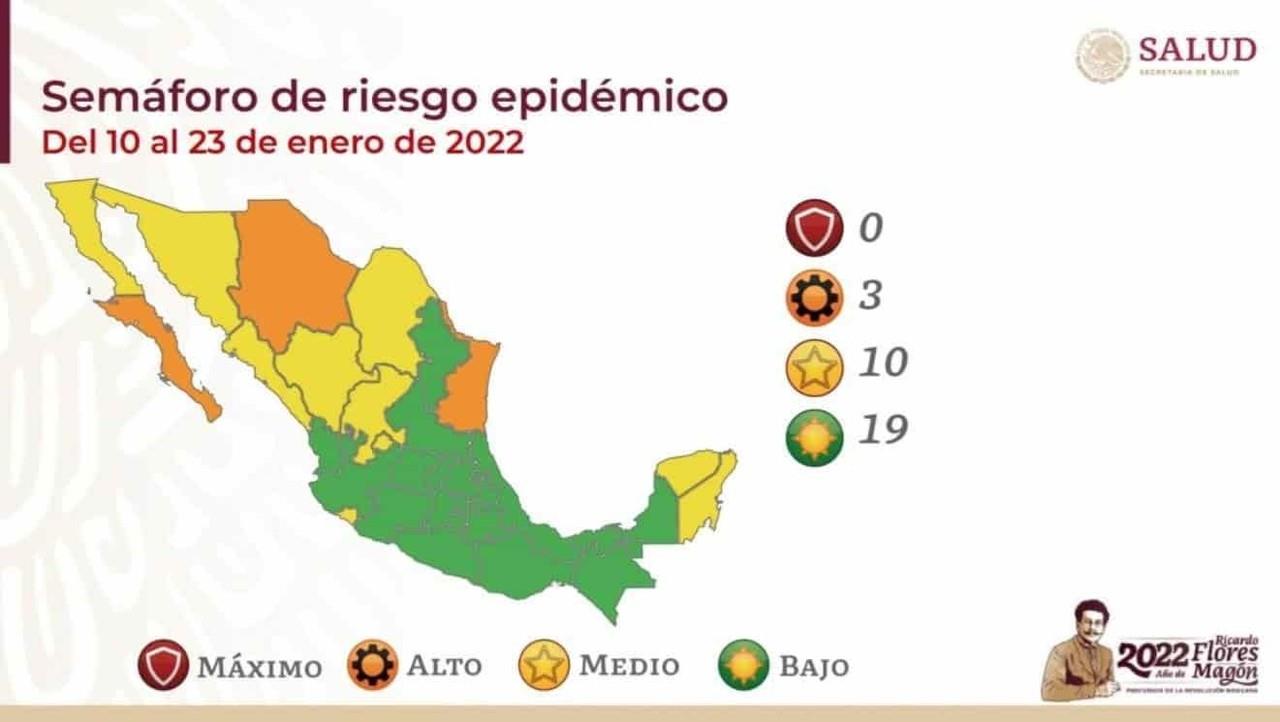 Pese a cuarta ola, México sigue en semáforo “verde”