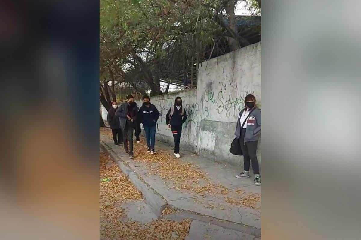 Escuela en Guadalupe registra afluencia de alumnos en clases presenciales