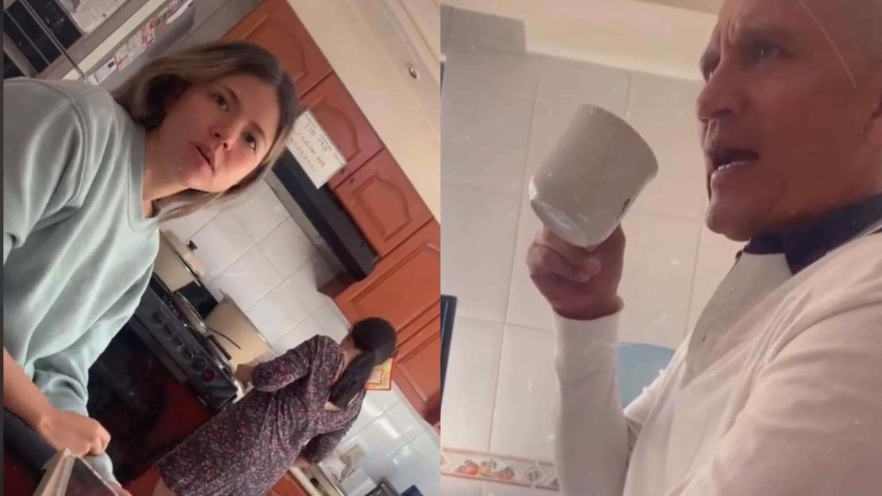 VIDEO: Le pone 500 pesos de aire a las llantas y así reacciona su papá