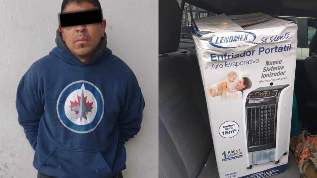 Detiene policía de Guadalupe a hombre por robo a casa habitación