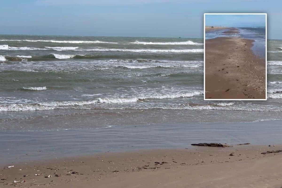 Retroceso de oleaje del mar es normal: pescadores de playa Bagdad