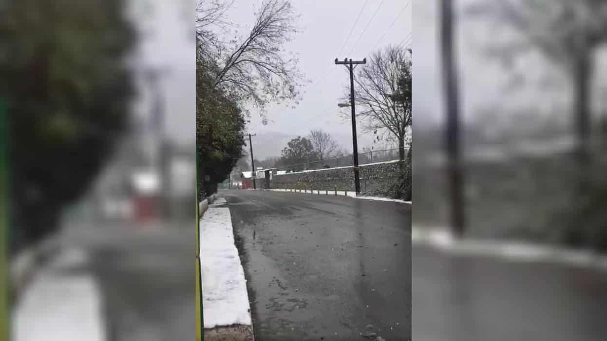 ¡Laguna de Sánchez se pinta de blanco!