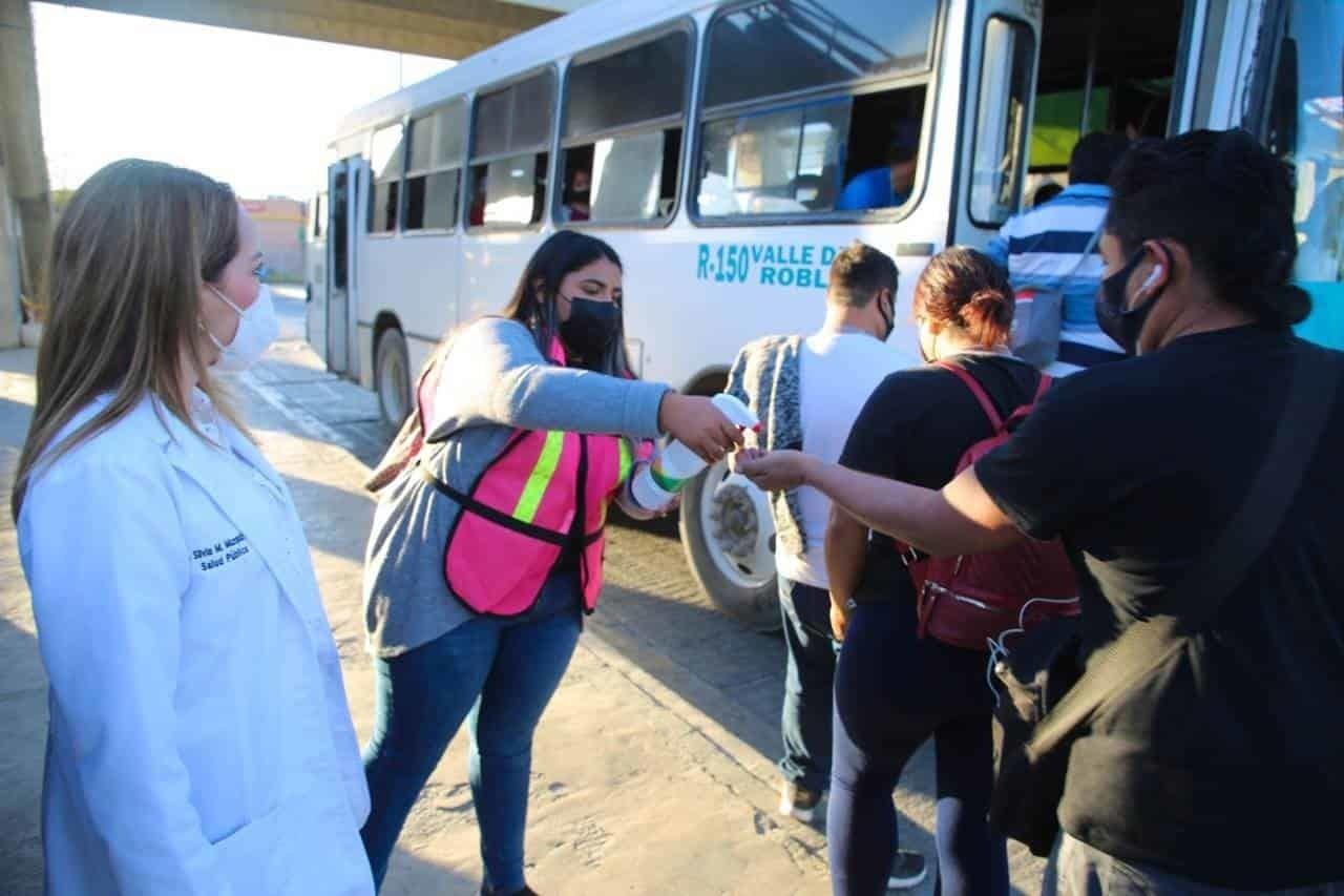 Supervisa Guadalupe medidas sanitarias en camiones