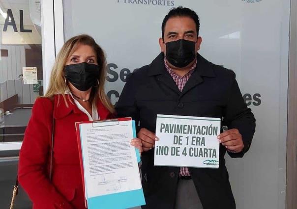 Vecinos piden a la SCT agilizar trabajos de reparación en La Nacional