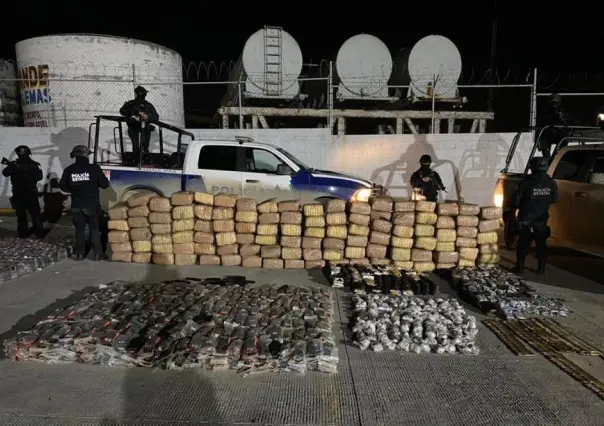 Aseguran más de 600 kilos mariguana y armas largas en Tamaulipas