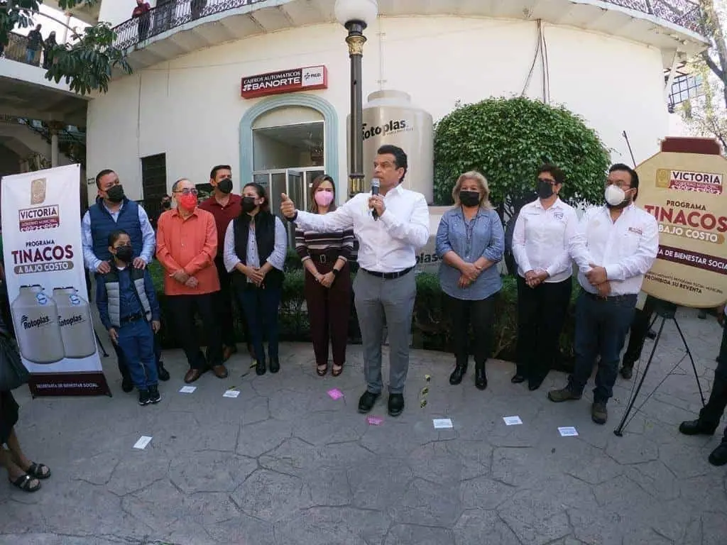 Arranca en Victoria programa de tinacos a bajo costo