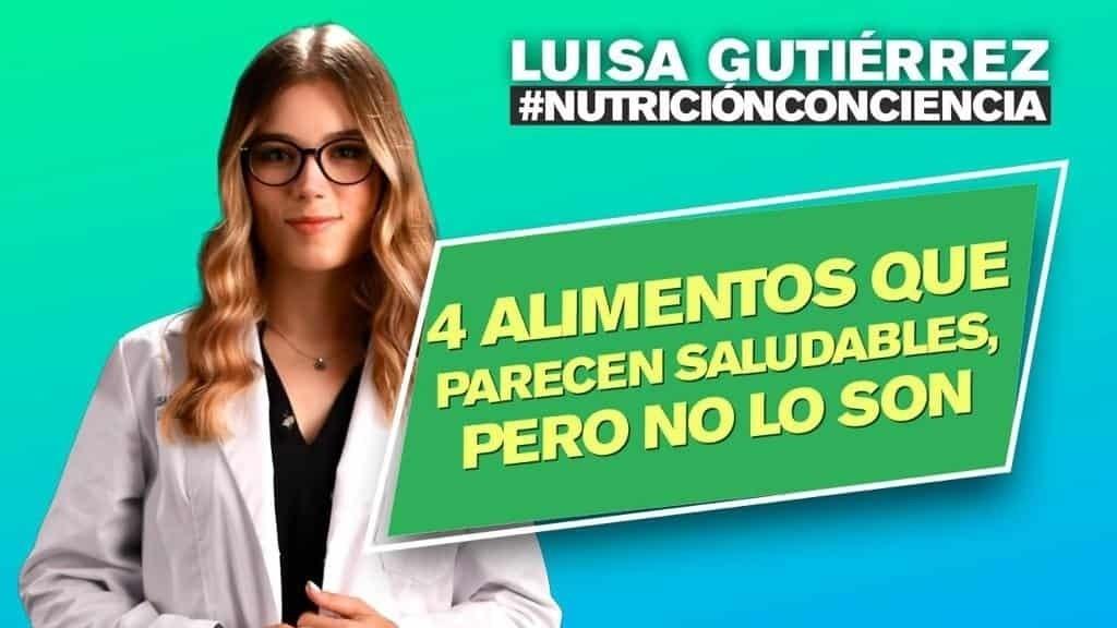 Cuatro alimentos que parecen saludables, pero no lo son.