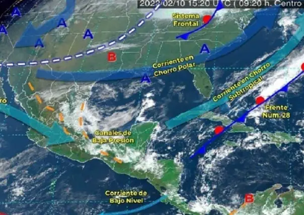 Afectará nuevo frente frío y vaguada polar al noreste de México