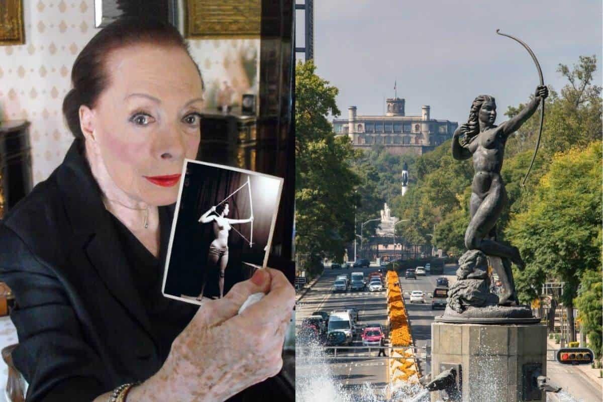Muere Helvia Martínez, modelo de Diana Cazadora en CDMX