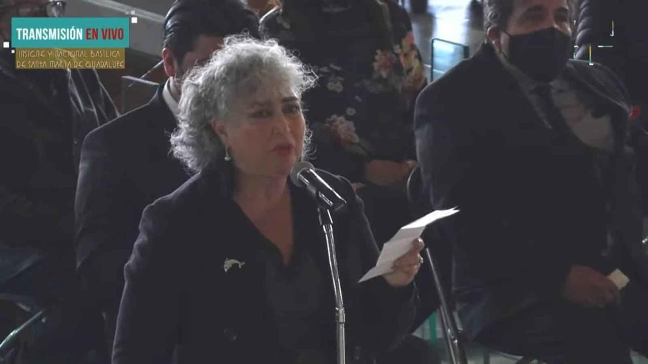 Dedica Amanda emotivo mensaje a Diego Verdaguer en la Basílica de Guadalupe