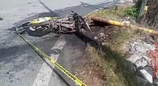 Muere motociclista en choque en carretera Cadereyta- Allende