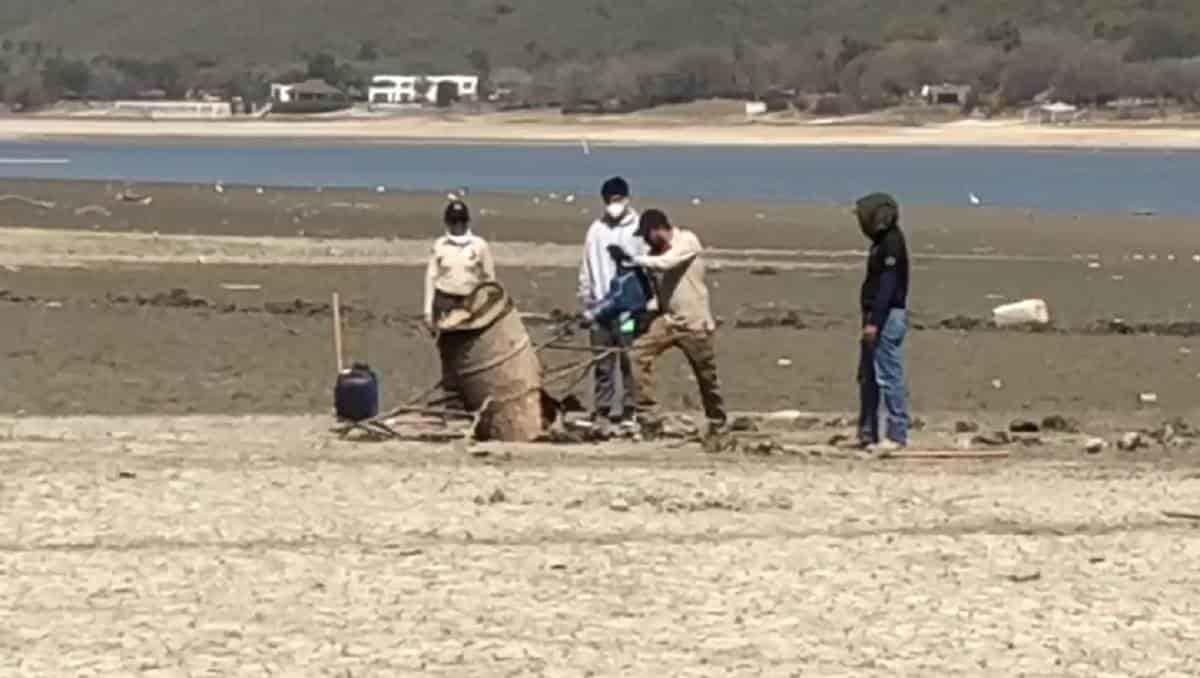 Usan herramientas de demolición en tercer día de búsqueda en presa La Boca