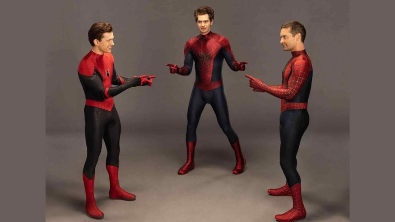 Recrean Tom Holland, Tobey Maguire y Andrew Garfield meme viral