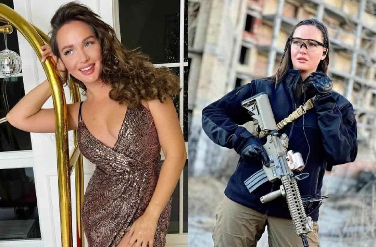 Bella y letal: Miss Ucrania va contra los rusos