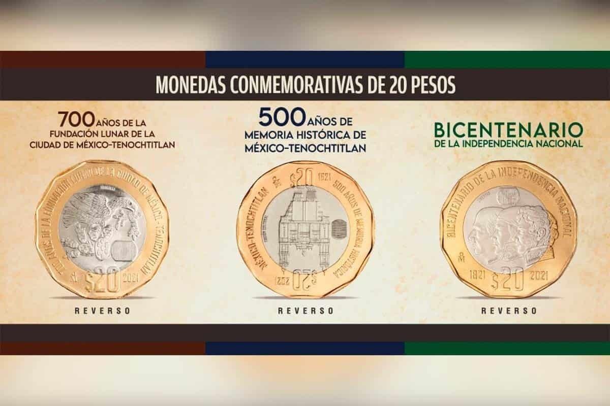 Premian a México por sus mejores monedas de 20 pesos