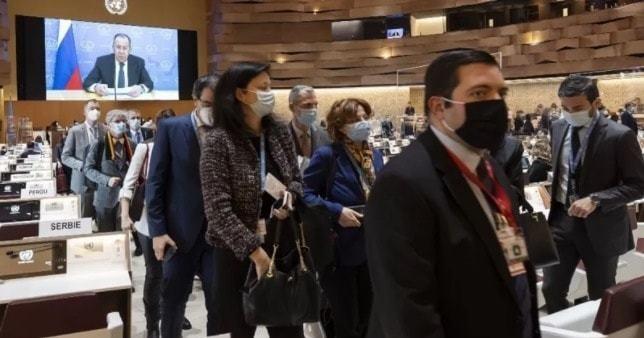 ¡En protesta! Ignoran a canciller de Rusia en conferencia de la ONU