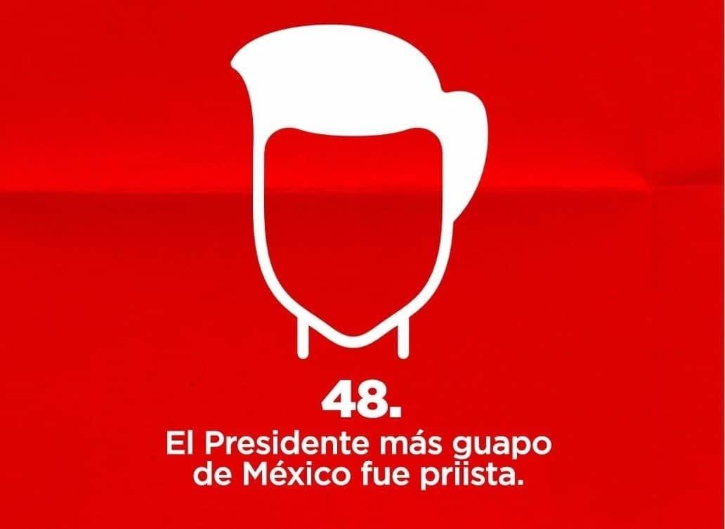 93 años, y el PRI destaca que tuvo al presidente más guapo de México