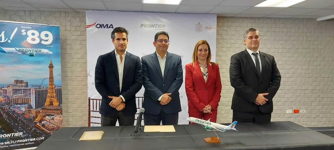 Anuncia Frontier Airlines nueva ruta Monterrey- Las Vegas