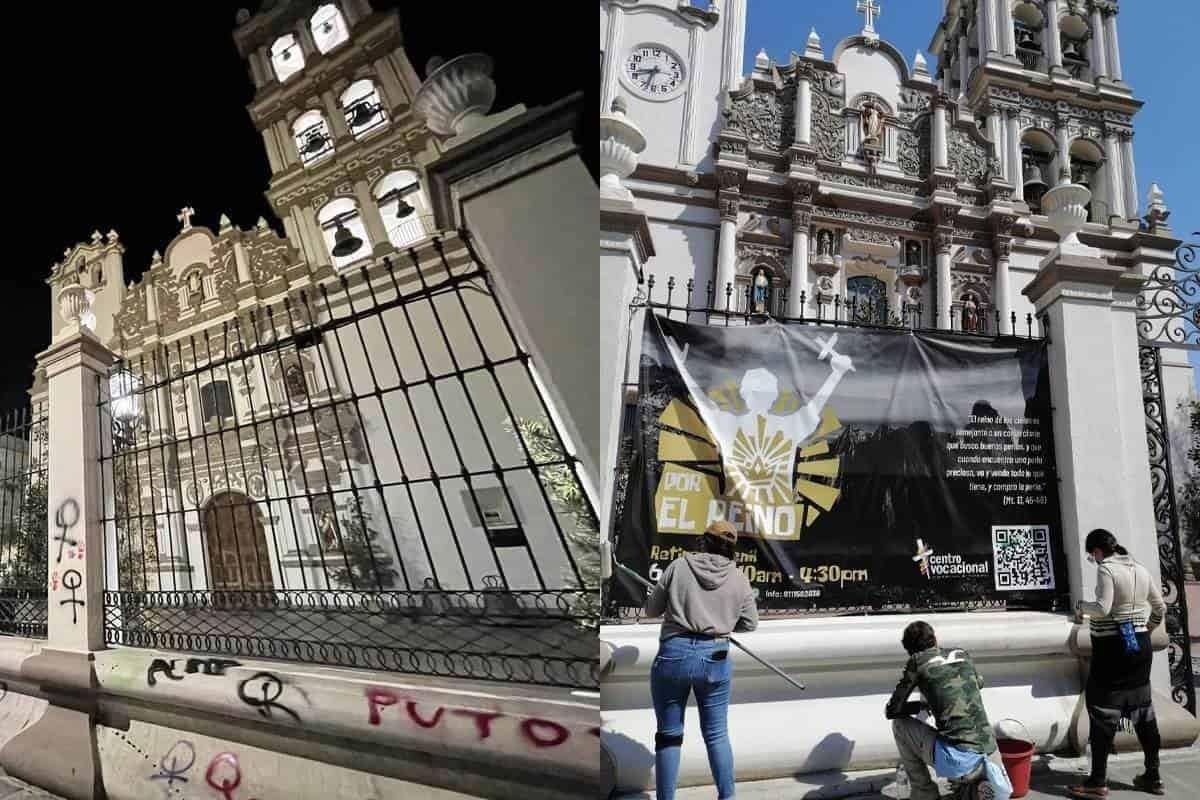VIDEO: Devuelven jóvenes luz a la Catedral de Monterrey