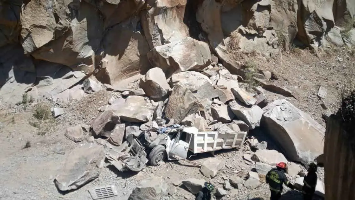Se derrumba mina en el Estado de México; hay 4 lesionados