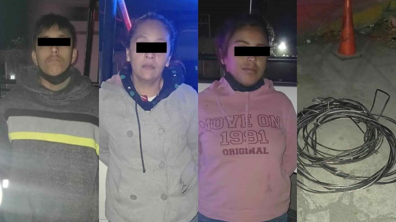 Se une familia, para robar cableado en sur de Monterrey