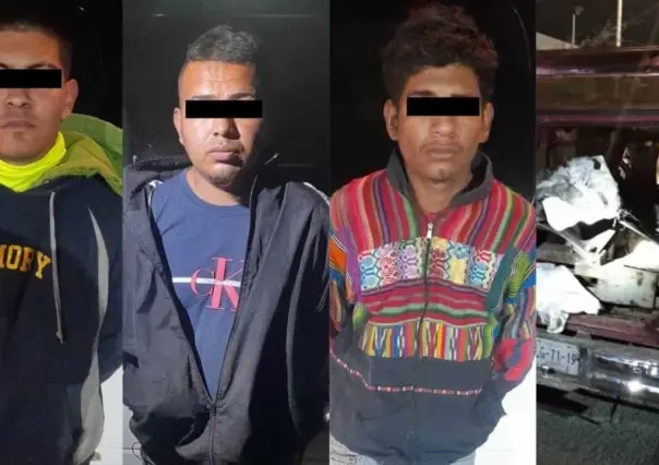 Detienen a tres hombres por robo de chatarra de vagón de ferrocarril