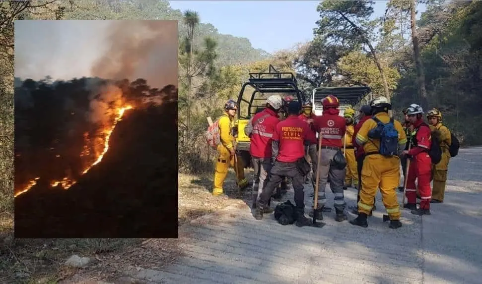 Suspenden combate de incendio en Las Adjuntas