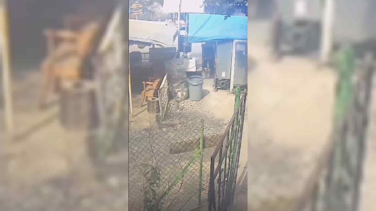 VIDEO: Captan sismo en Nuevo León