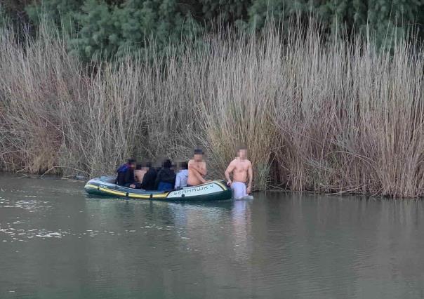 Frustran viaje de ilegales en balsa por el Río Bravo