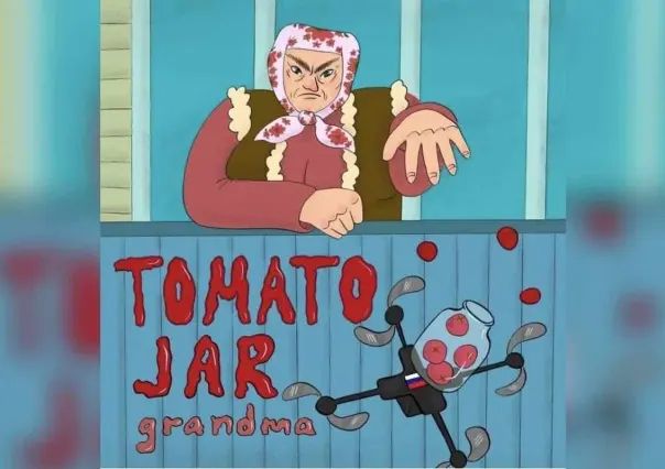 ¡Que buena puntería abuela! Lástima por esos tomates