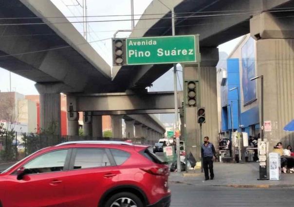 Falla semáforo de Colón y Pino Suárez