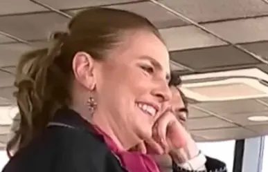 Se burla Beatriz Gutiérrez Müller en alusión a Peña Nieto en el AIFA