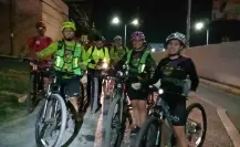 Recorren Zombies en bici las calles de Monterrey