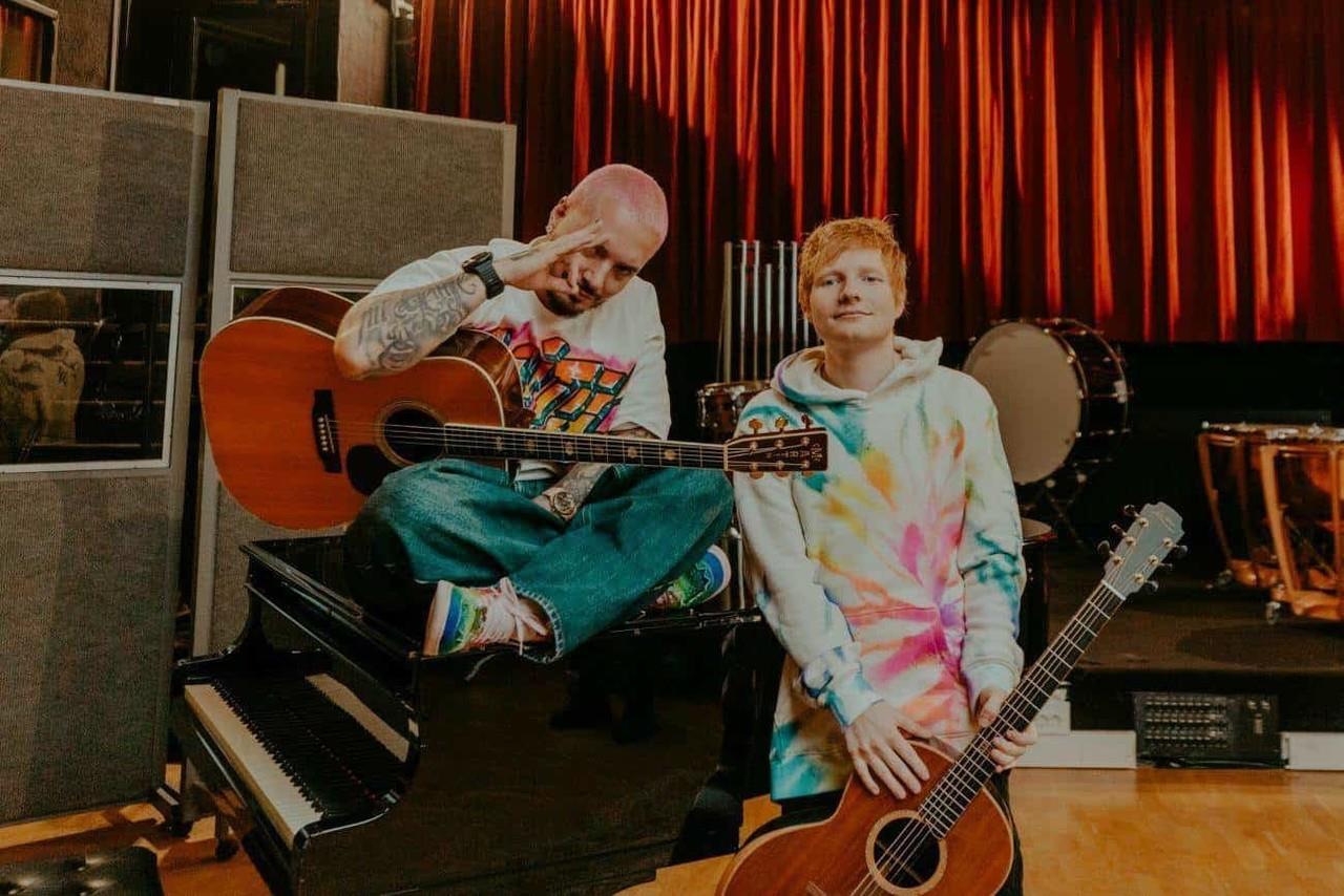 Ten cuidado de mi, sí te co...: Ed Sheeran y J Balvin estrenaron EP