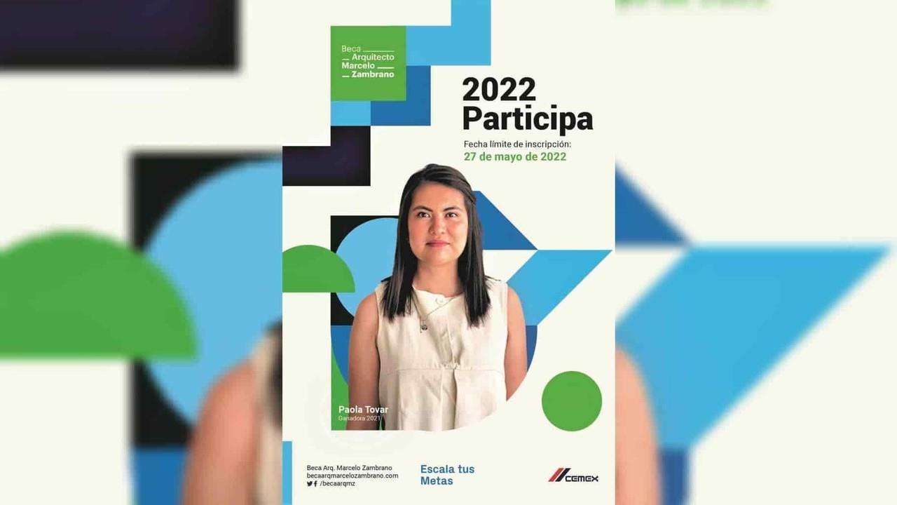 Lanza Cemex convocatoria a beca Arq. Marcelo Zambrano