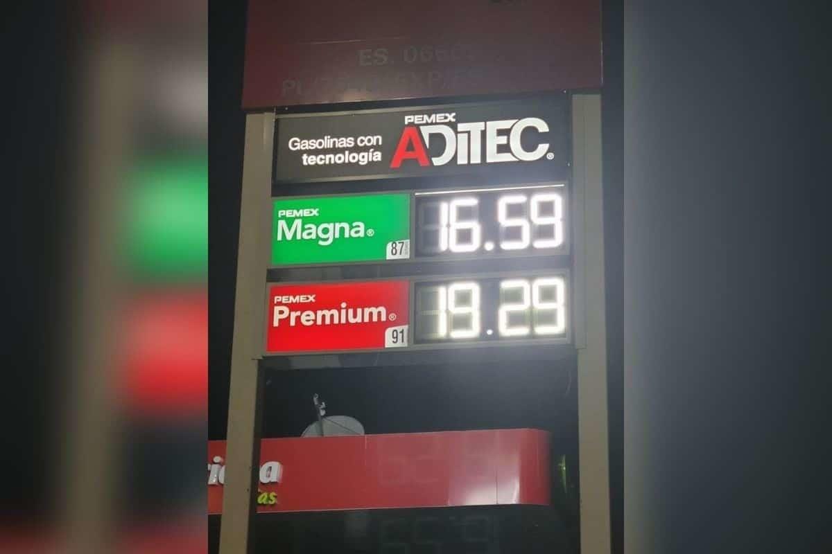 Adiós gasolinazo en la frontera, litro se vende en menos de 17 pesos