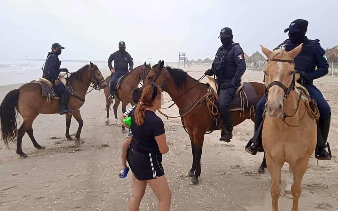 Vigilarán Miramar a caballo policías estatales