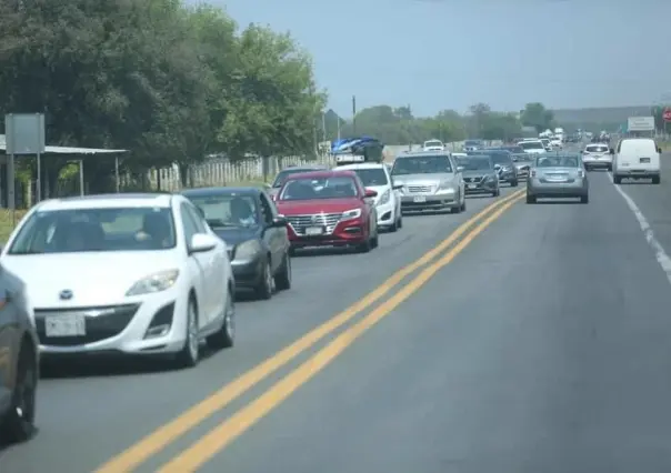 Se registra alta afluencia en carreteras de Tamaulipas